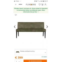 Be Pure Home Rodeo bank eetbank Tafel bank