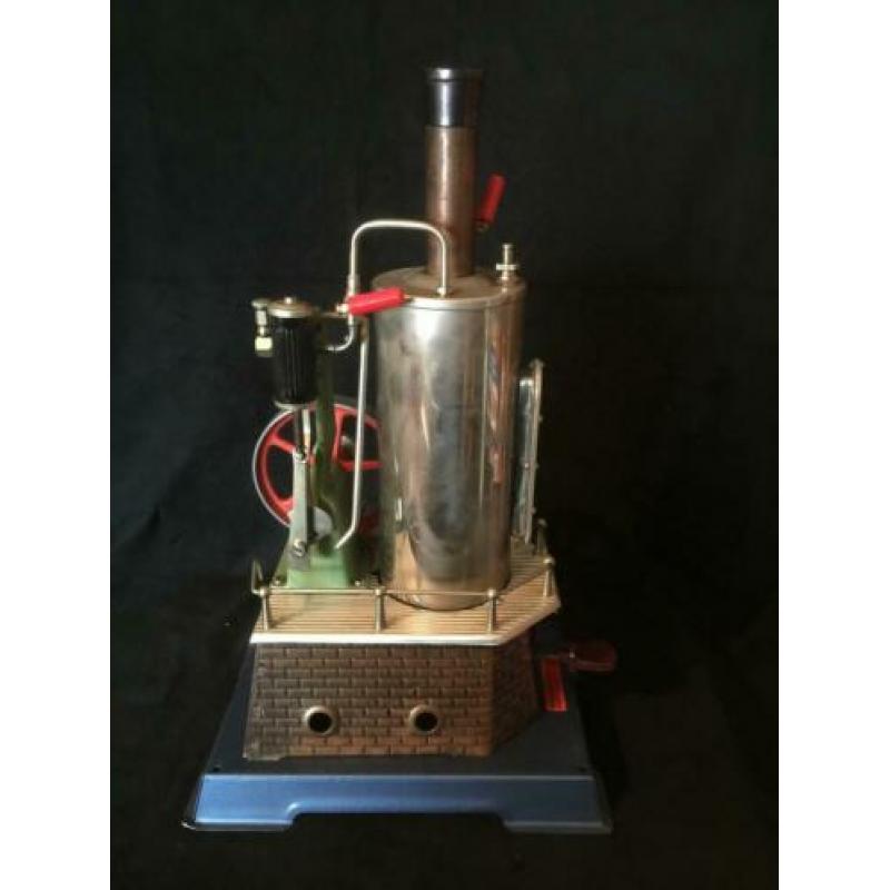 Wilesco d45 stoommachine. Blok 14x30, en 33 hoog