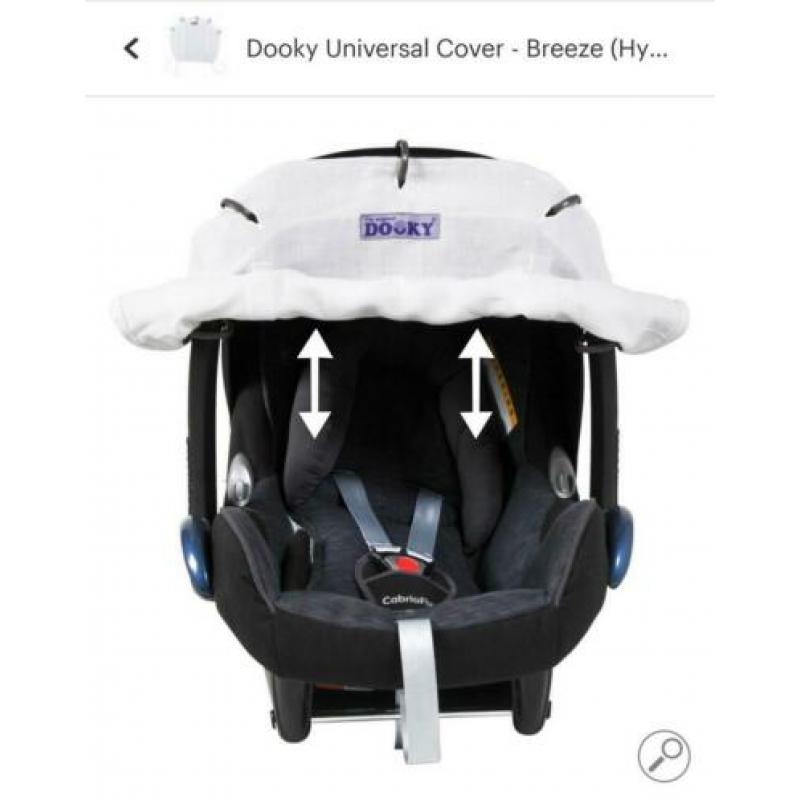 Originele Dooky Breeze beschermdoek maxi cosi / kinderwagen