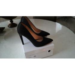 Zwarte pumps glitters