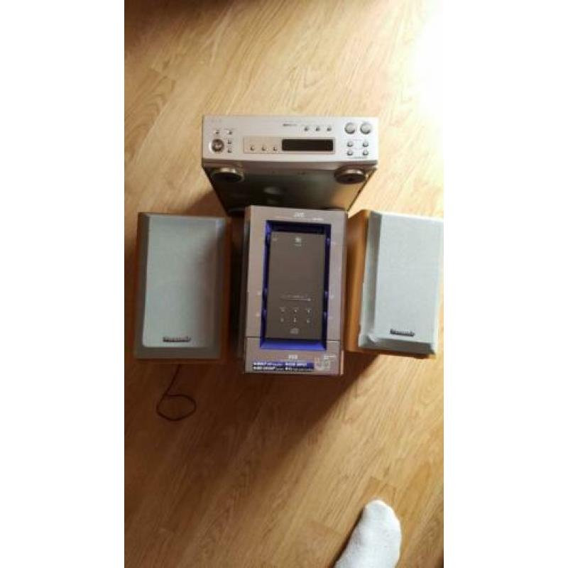 Jvc minidisc cd speler en jvc tuner rds radio