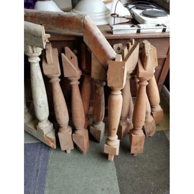 Balustrade hout balusters traphek