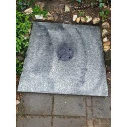 Beach 7 parasolvoet Promo 90 kg economic zwart graniet