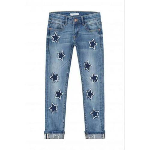 Nik & Nik spijkerbroek / jeans met sterren maat 158 (13)