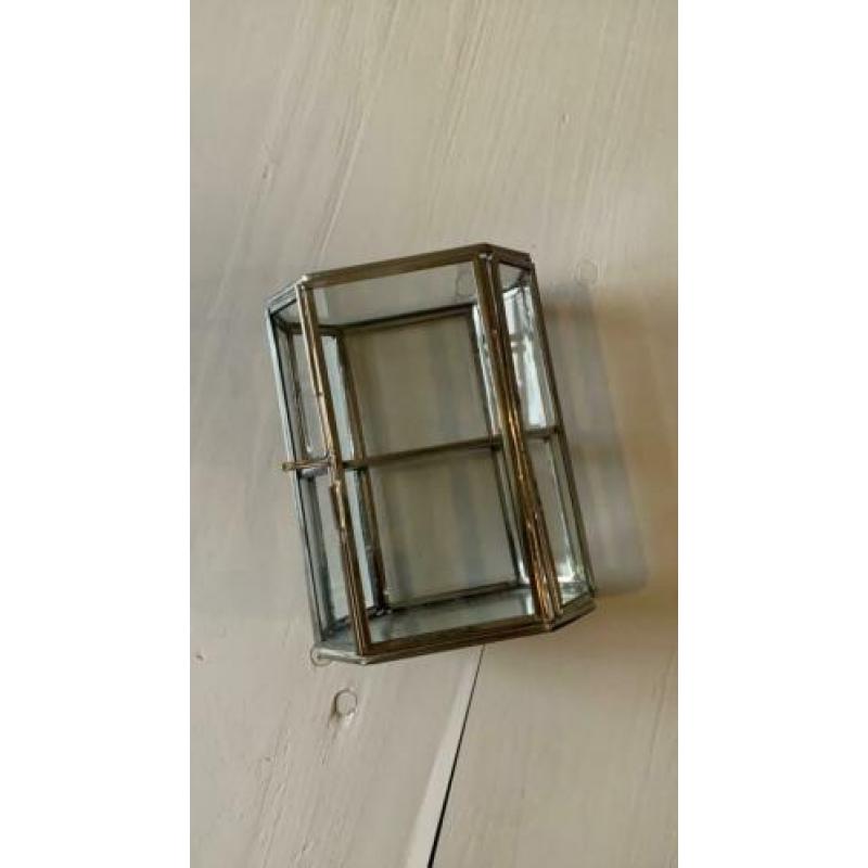 Vintage glazen sierkastje te koop
