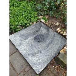 Beach 7 parasolvoet Promo 90 kg economic zwart graniet