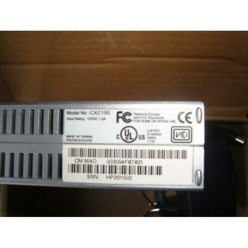 Arris modem type CXC 150