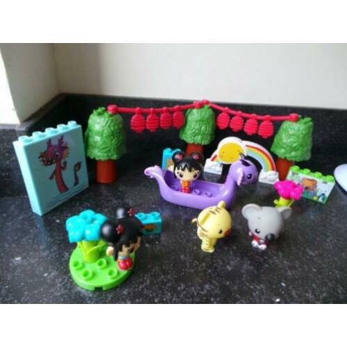Ni hoa kai lan megabloks feestje met 2 poppetjes 2 beestjes