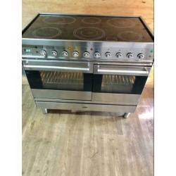 Nette Boretti keramische fornuis 2 ovens 100 cm breed