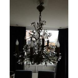 Kristal kroonluchter bloemvormig 9 lamp