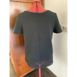 Zwart shirt maat S