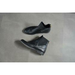 Bullboxer chelseaboots echt leer zwart maat 39