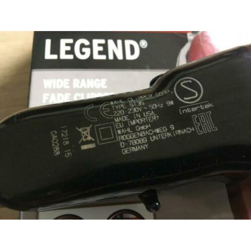 Wahl legend 5 sterren Tondeuse - als nieuw