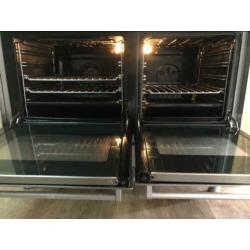 Nette Boretti keramische fornuis 2 ovens 100 cm breed