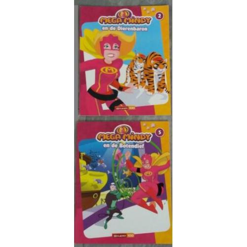 pakket Stripboek / dun boekje Mega Mindy (2 boekjes)