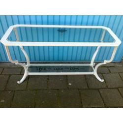Leuke Side-tabele, 2 glasplaten