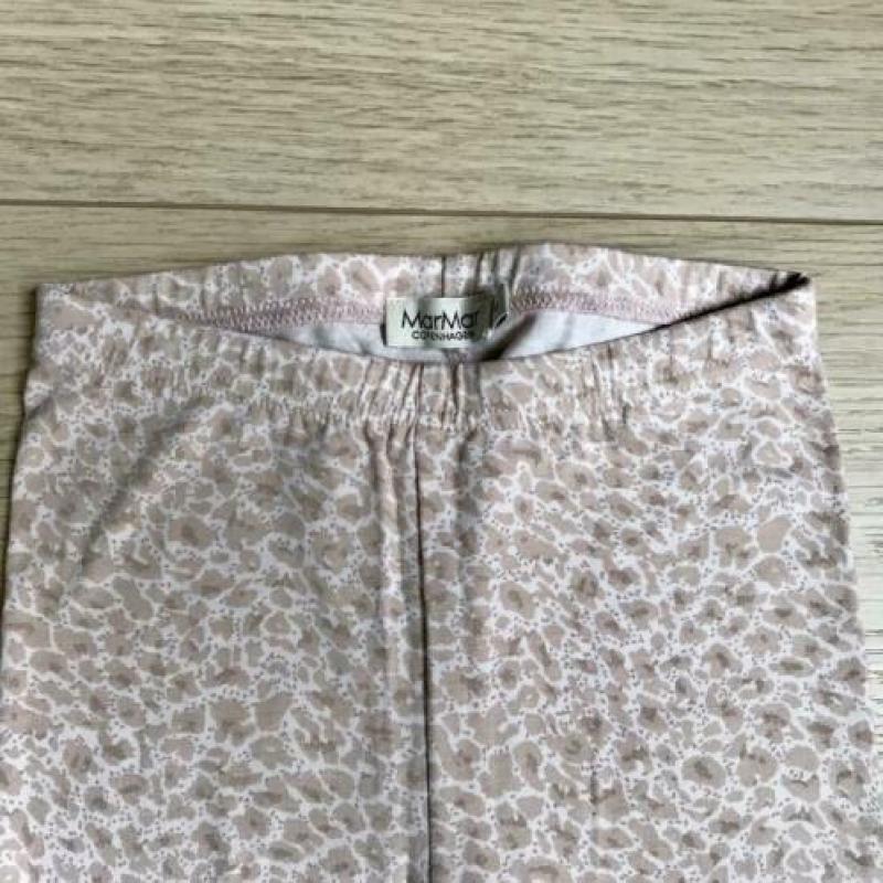 MarMar Copenhagen roze legging animalprint mt 122 nieuw