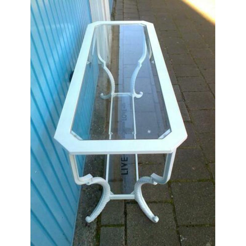 Leuke Side-tabele, 2 glasplaten