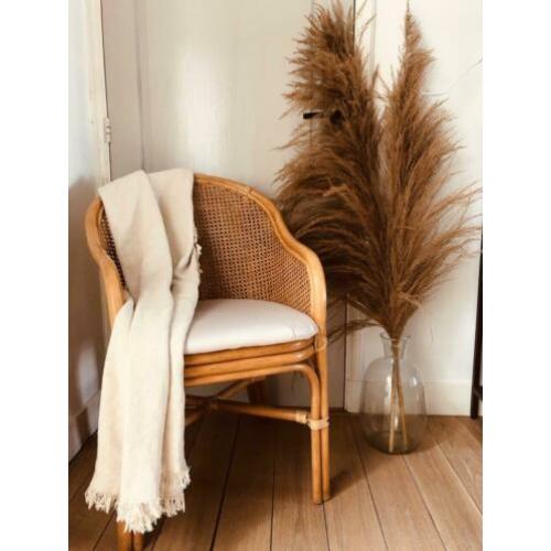 Webbing stoel bamboo