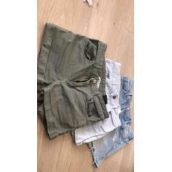 Set van 3 korte broeken hm 146 zgan