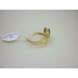 Ring goud 14K met edelsten / Z6201