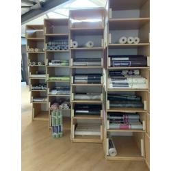 Uitverkoop behang rollen 50% korting