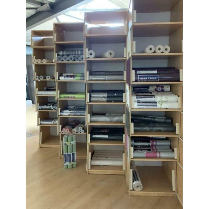 Uitverkoop behang rollen 50% korting