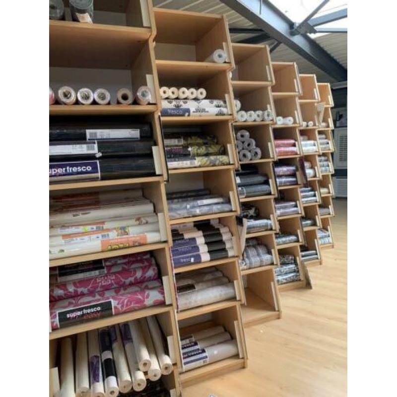 Uitverkoop behang rollen 50% korting