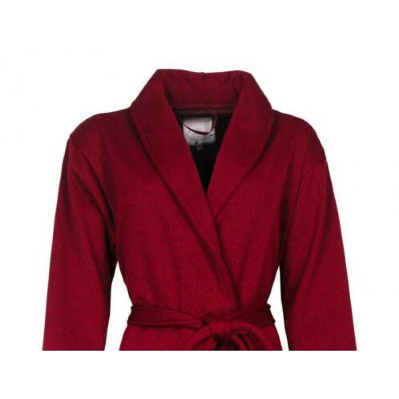 Dames badjas Tenderness 10,- korting maat S tm XXL