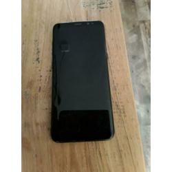 Onbeschadigde Samsung S8 zwart 64 Gb in case met oortjes