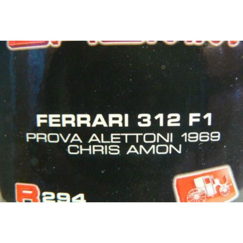 Brumm Ferrari 312 F1 Prova Alettoni 1969 1/43