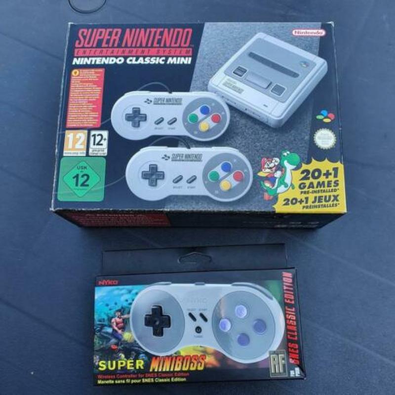 Snes mini classic met draadloze controller