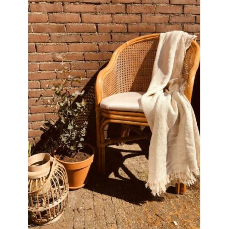 Webbing stoel bamboo