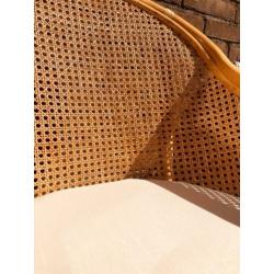 Webbing stoel bamboo