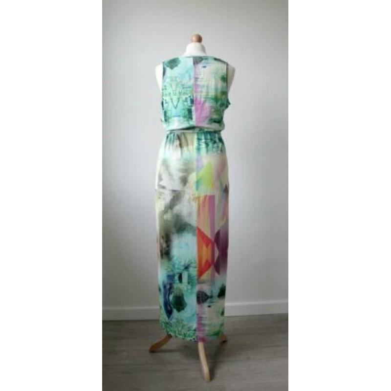 Miss Etam - mooie kleurrijke maxi jurk / maxidress maat XL