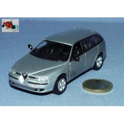 Hongwell 1/43 : Alfa Romeo 156 Sportswagon (Grijs metaal)