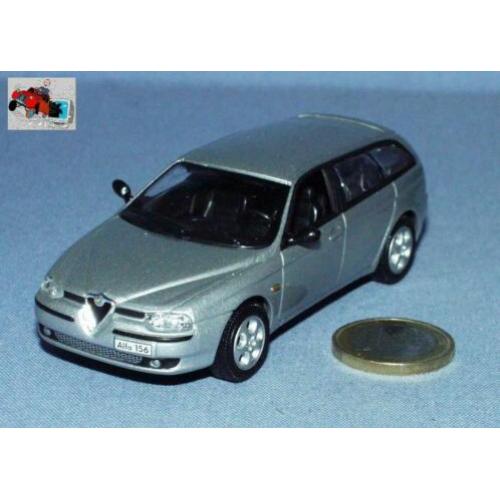Hongwell 1/43 : Alfa Romeo 156 Sportswagon (Grijs metaal)