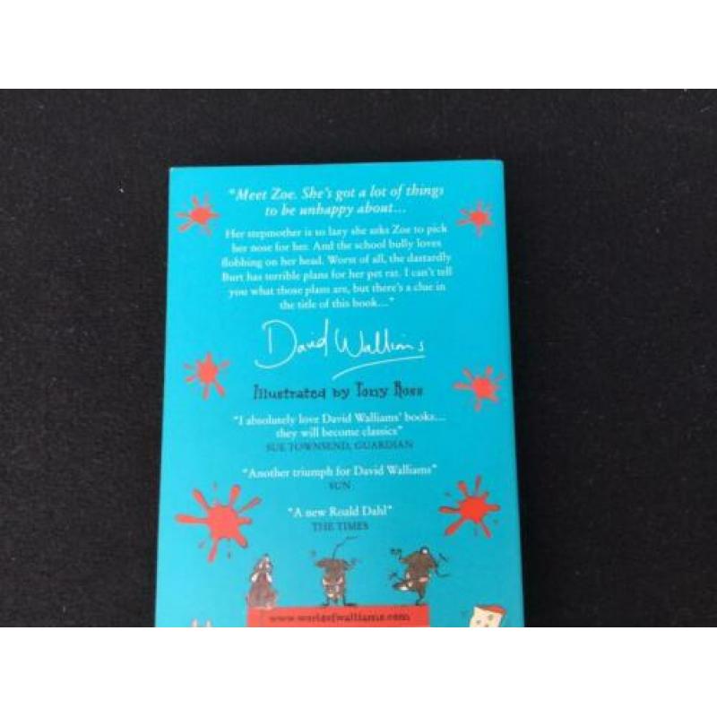 David walliams Ratburger ENGELS BOEK