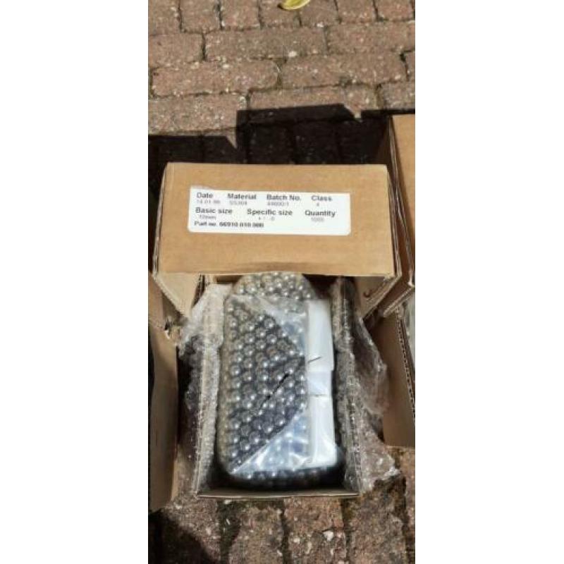 Lager kogels 10 mm rvs