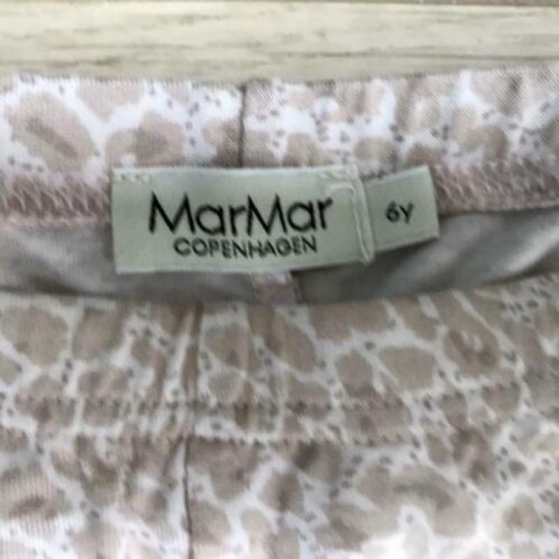 MarMar Copenhagen roze legging animalprint mt 122 nieuw