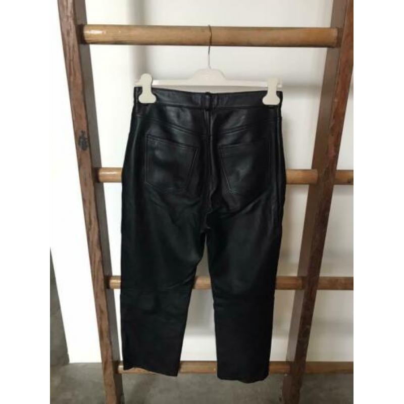 & Other stories leather broek 38