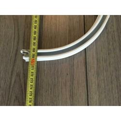 Gordijnen met rails (3 stuks)