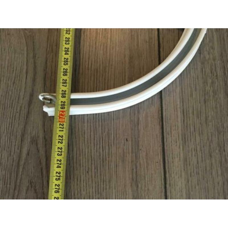 Gordijnen met rails (3 stuks)