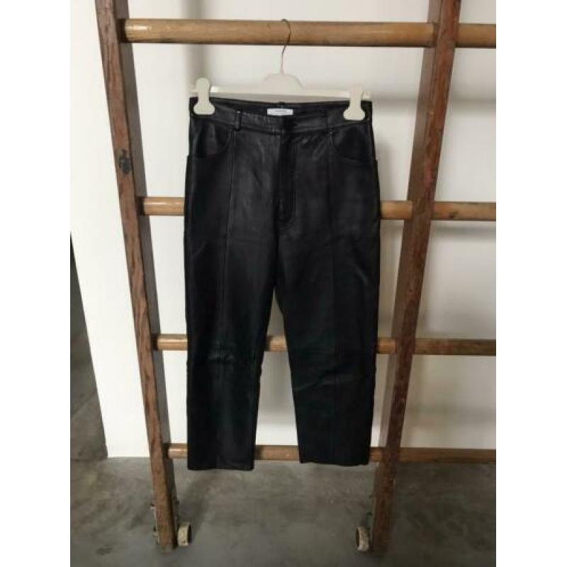 & Other stories leather broek 38