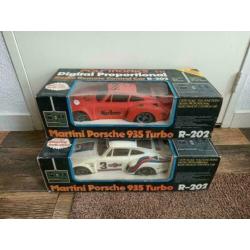 2x RC Porsche 935 Turbo (Jaren 70) met doos