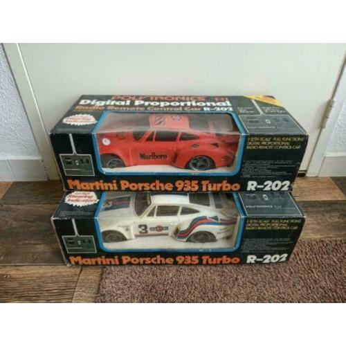 2x RC Porsche 935 Turbo (Jaren 70) met doos