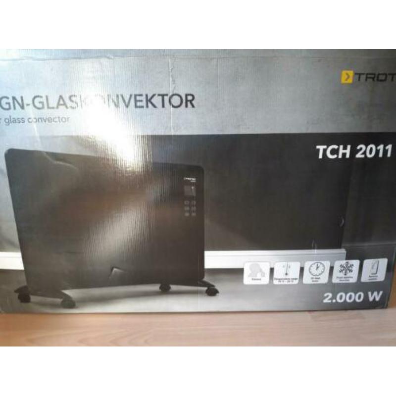 Glaskonvektor, elecktrische kachel