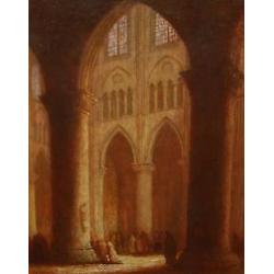 Jan Cossaar 1874-1966 Intereur Kathedraal van Chartres /Pers