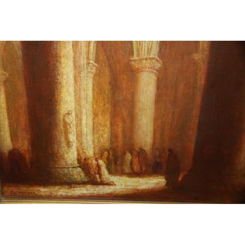 Jan Cossaar 1874-1966 Intereur Kathedraal van Chartres /Pers