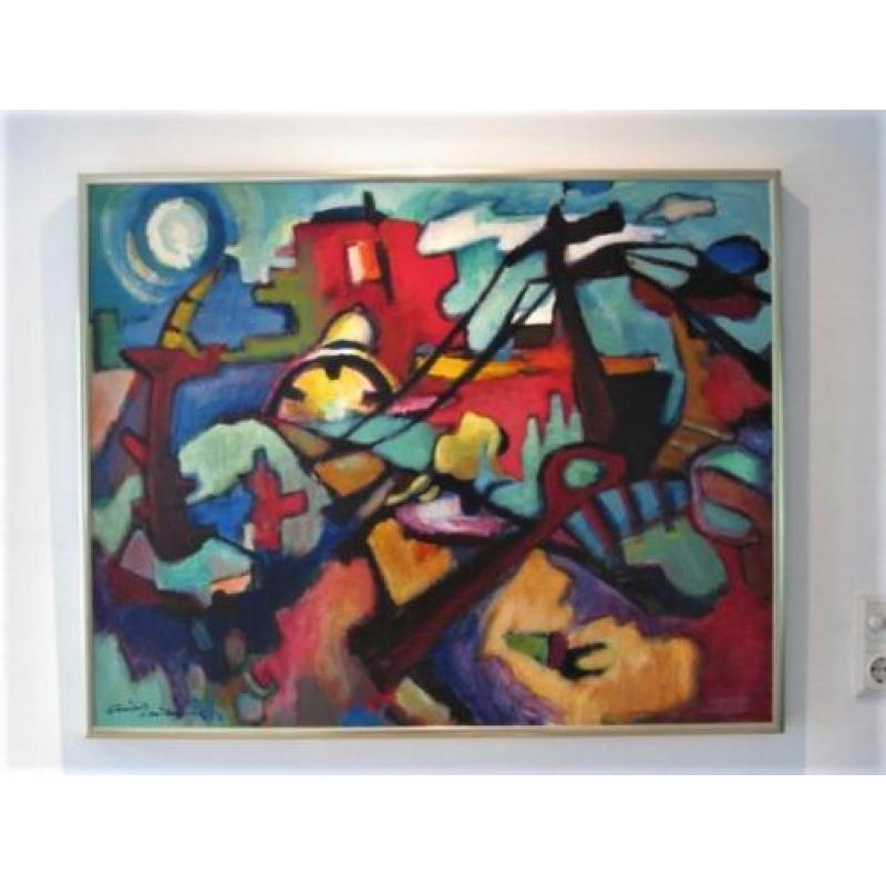 Arie Zuidersma 1925-2014. Groninger Ploeg (100x 80 cm)